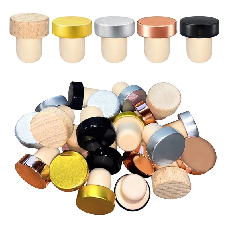 Wine Beer Tasting - 10Pcs Wine Bottle Cork Stopper T