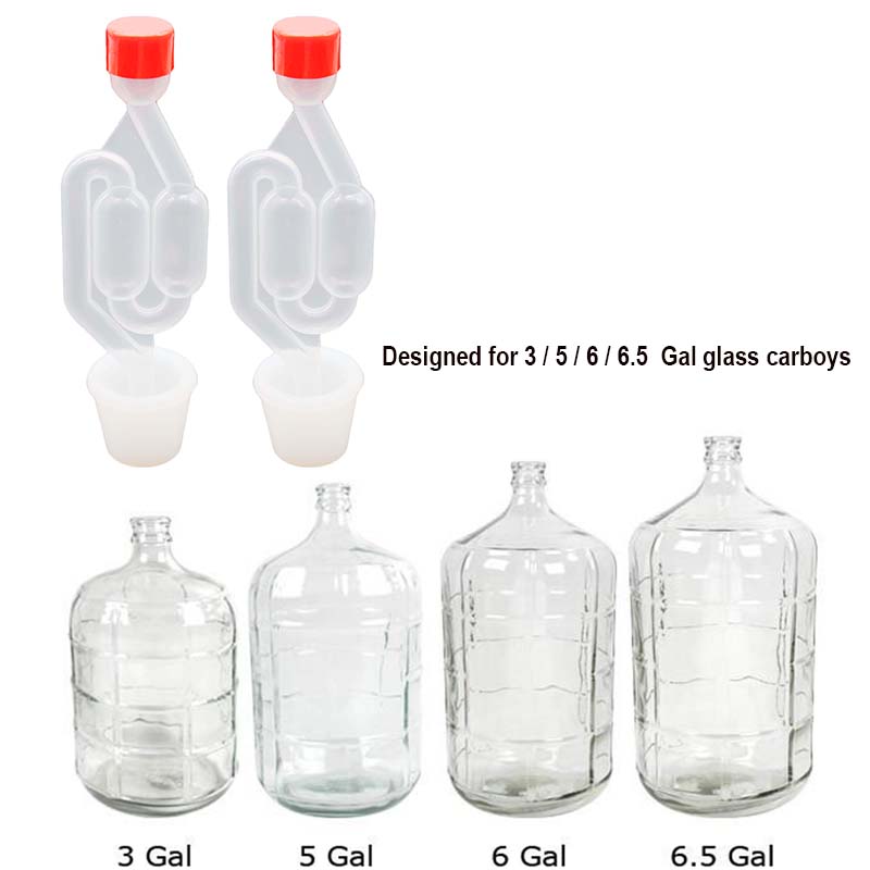 Wine Beer Type - S Type Twin Bubble Airlock and