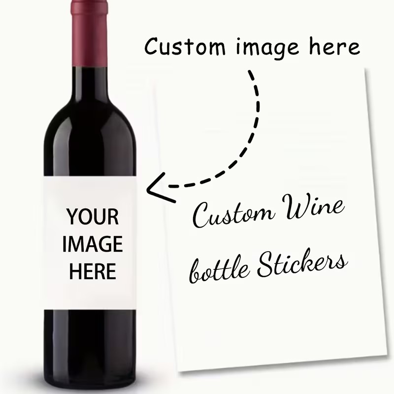 Wine Beer Bottle - Customized Wine Bottle Label Stickers, Personalized