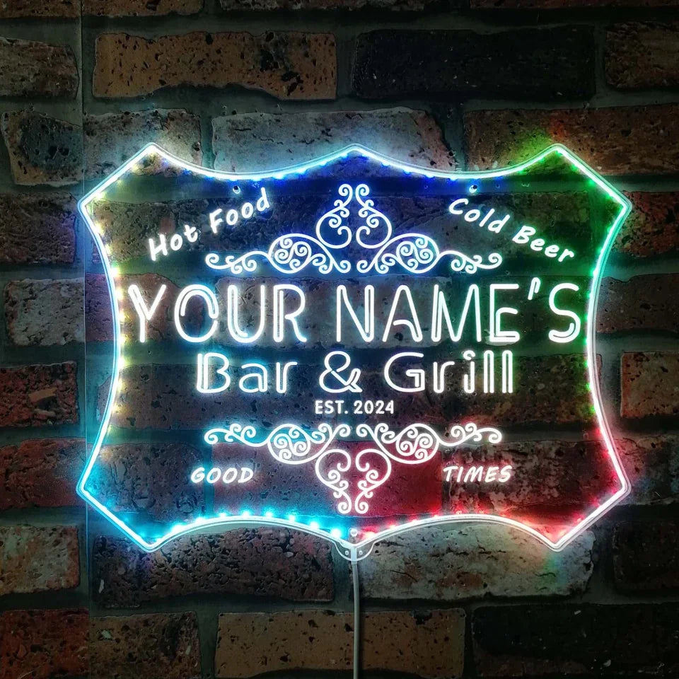Wine In Beer Name - Personalized Your Name Bar & Grill
