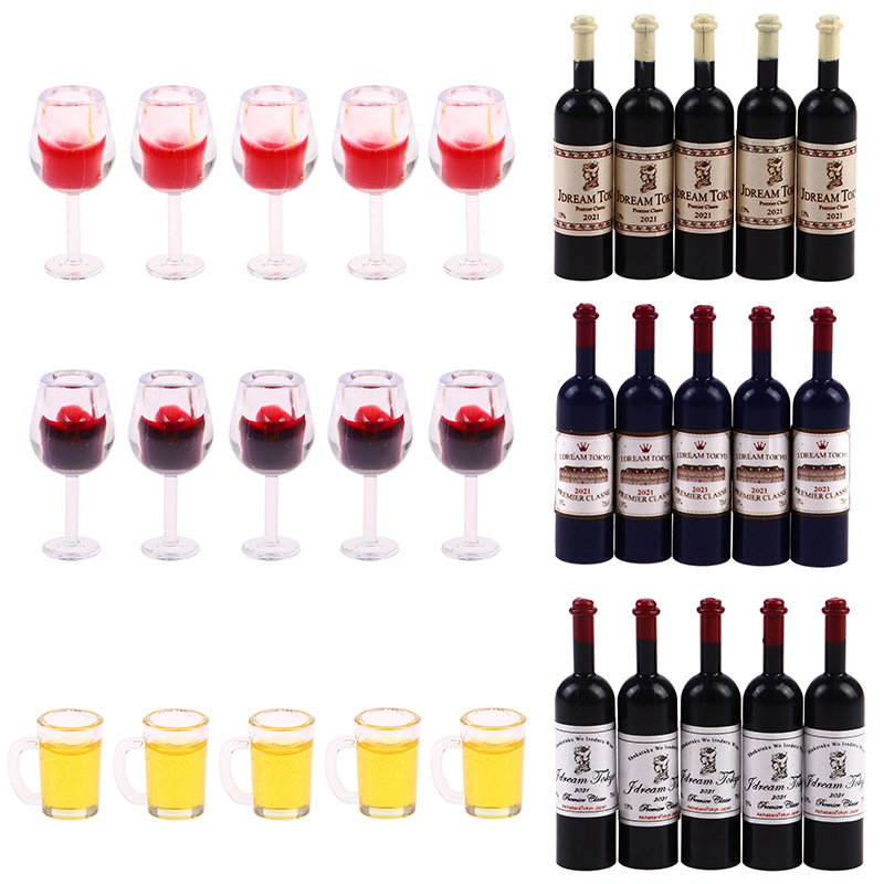 Wine Beer House - 【F】New Fashion High Quality 5Pcs 1:12