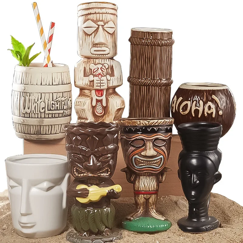 60 Type Hawaiian Tiki Mug Cera - огляд і ціна Wine Beer Type