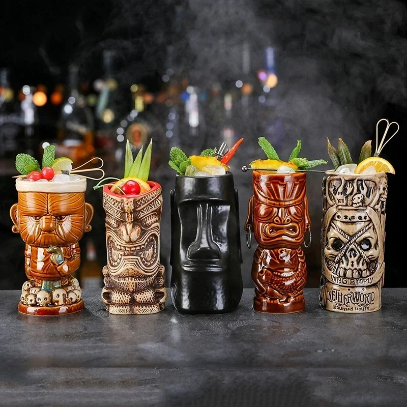 60 Types Ceramic Hawaii Tiki M - огляд і ціна Wine Beer Type