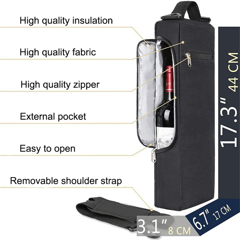 Black Golf Cooler Bag Wine Bee - огляд і ціна Wine Beer Type
