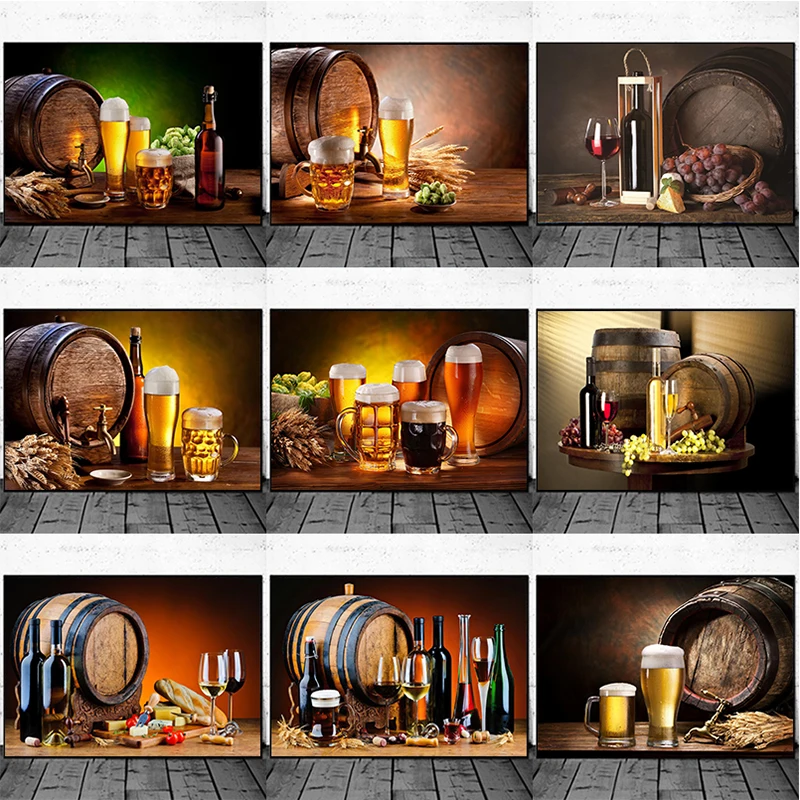 Kitchen Bar Red Wine Grape Bee - огляд і ціна Wine Beer Bottle