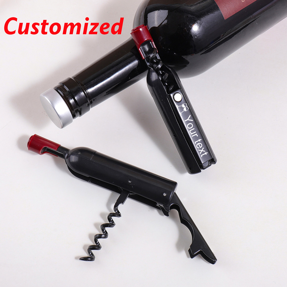 Custom Text Wine Opener Person - огляд і ціна Wine In Beer Name