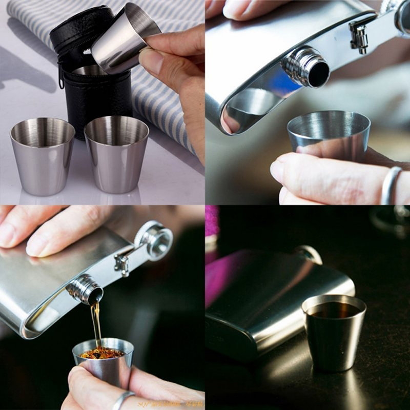 4/6Pcs Stainless Steel Cups Mi - огляд і ціна Wine Beer Coffee