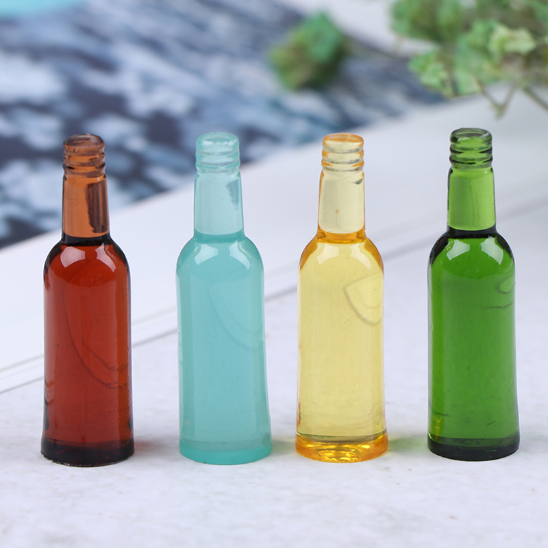 6pcs 1:12 Dollhouse Miniature  - огляд і ціна Wine Beer Bottle