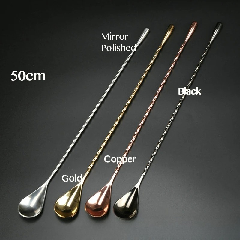 50cm Cocktail Bar Spoon 304 St - огляд і ціна Bar Spoon Twisted