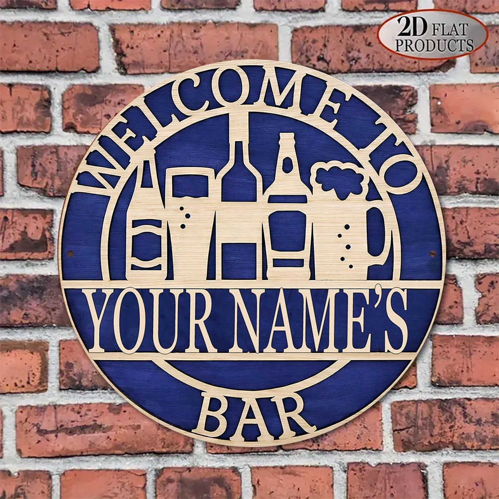 [2D Flat] 1pc Custom Name Holl - огляд і ціна Wine In Beer Name