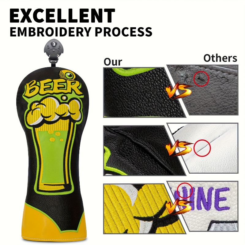 Golf Club Head Cover - Beer Mu - огляд і ціна Beer & Wine Grab