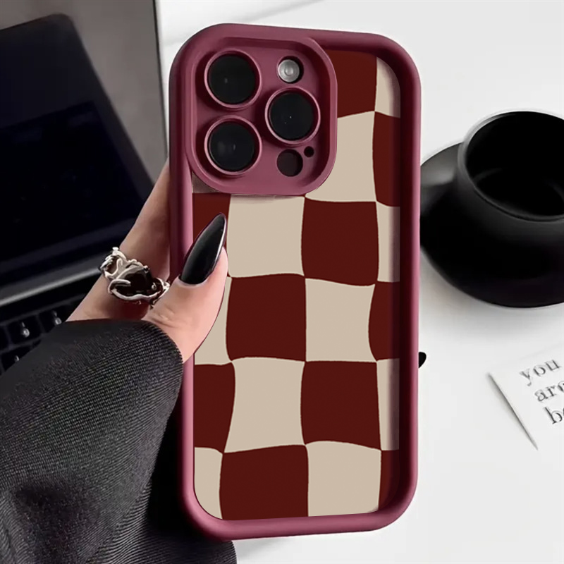 Wine Red Deform Grid Pattern P - огляд і ціна Wine & Beer Packages