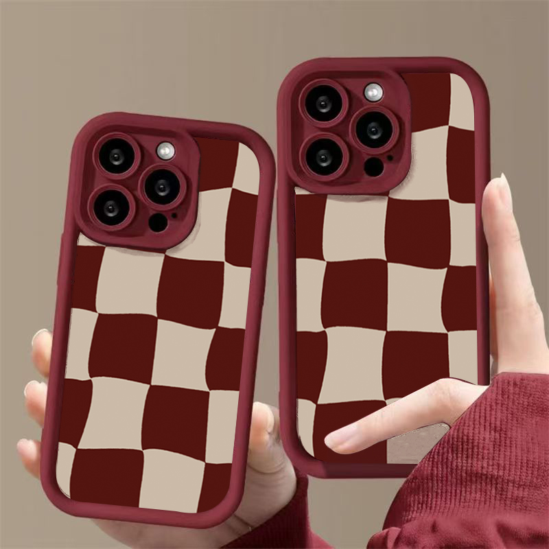 Wine Red Deform Grid Pattern P - огляд і ціна Wine & Beer Packages