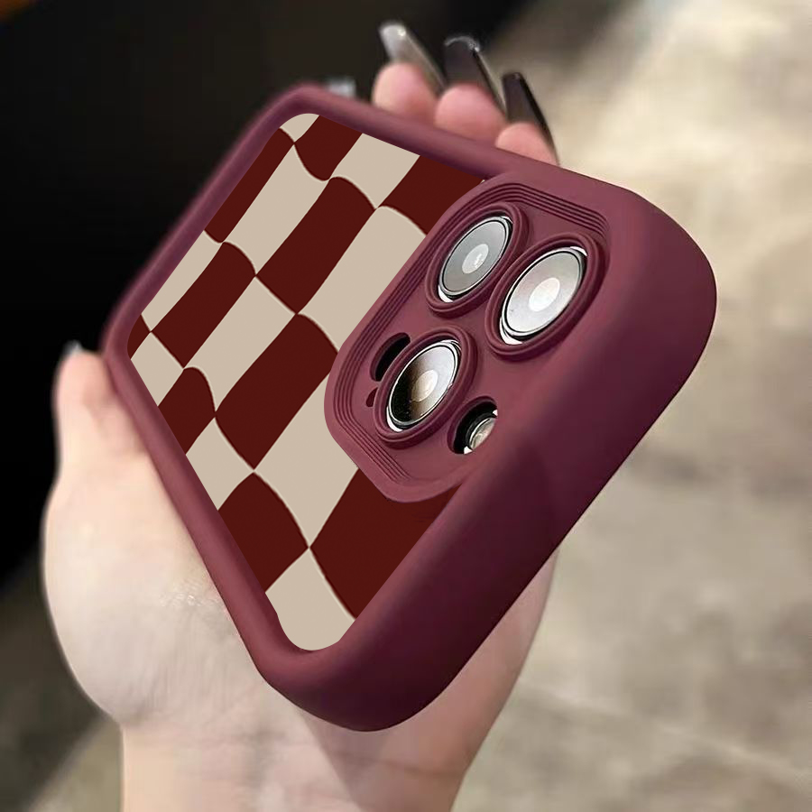 Wine Red Deform Grid Pattern P - огляд і ціна Wine & Beer Packages