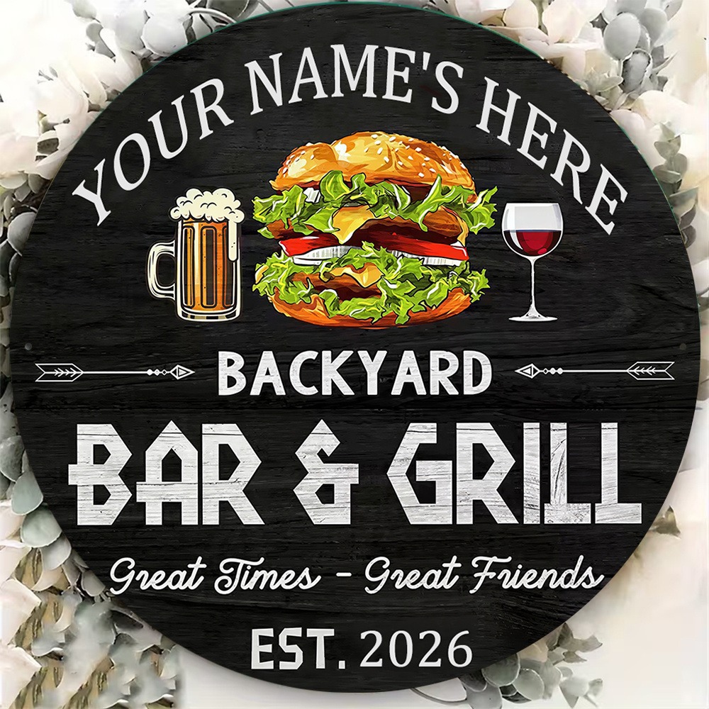 [2D Flat] 1pc Custom Name Roun - огляд і ціна Wine In Beer Name