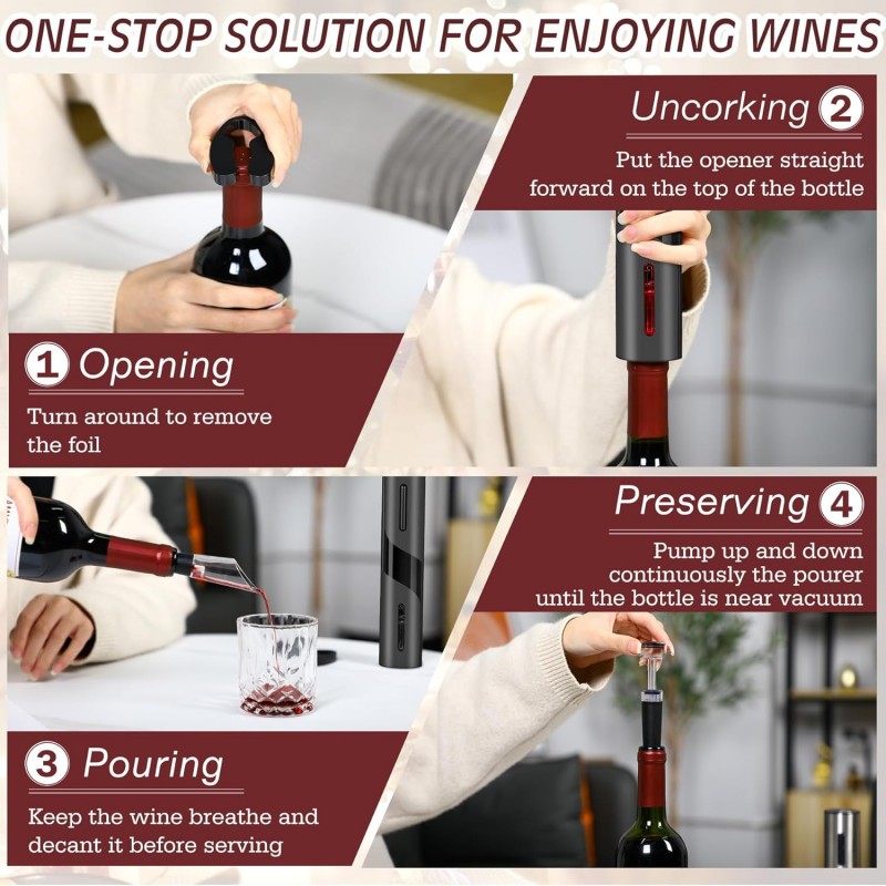 Rechargeable Multifunction Ele - огляд і ціна Wine Beer Bottle