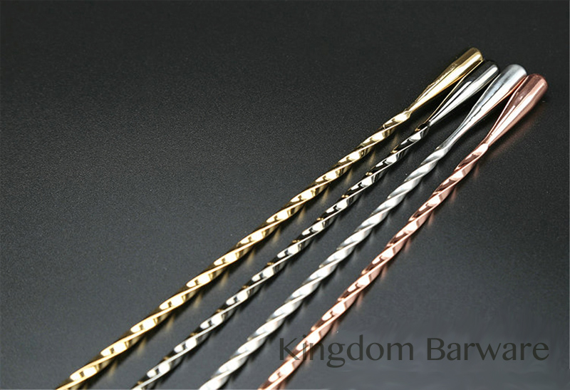 50cm Cocktail Bar Spoon 304 St - огляд і ціна Bar Spoon Twisted