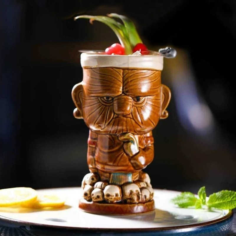 520ml Ceramic Tiki Mug Creativ - огляд і ціна Wine Beer Coffee
