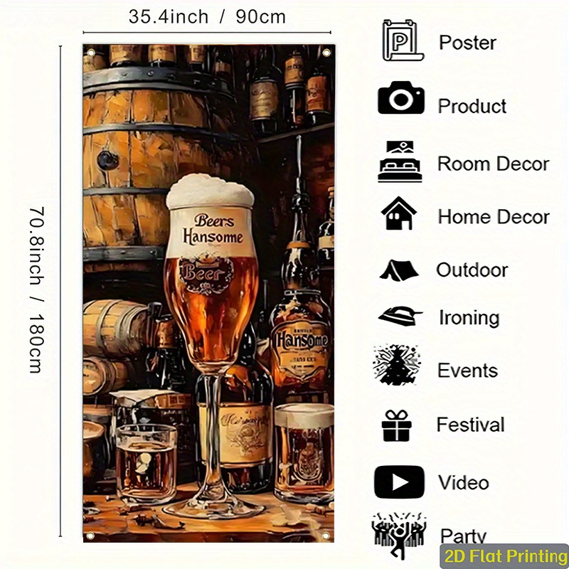 1 piece of 2D flat billboard b - огляд і ціна Wine Beer House