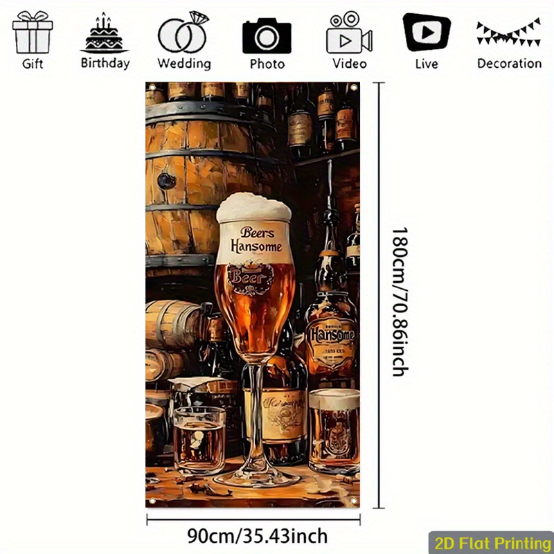1 piece of 2D flat billboard b - огляд і ціна Wine Beer House