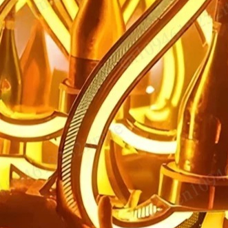 Iron Art LED Light Up Wine Bot - огляд і ціна Wine Beer Bottle