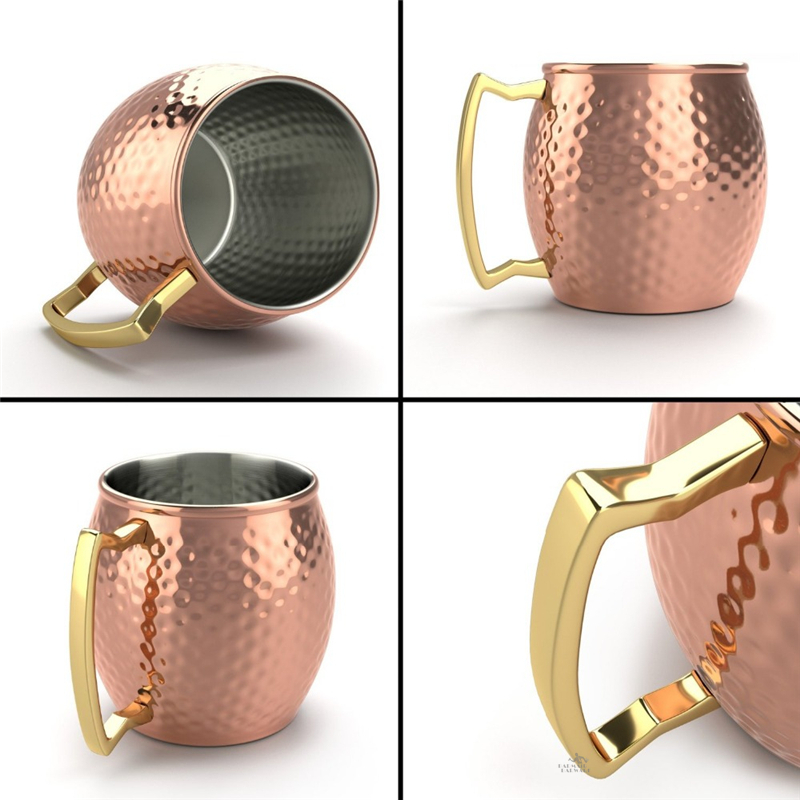 1pcs 550ml Moscow Mule Copper  - огляд і ціна Wine Beer Coffee