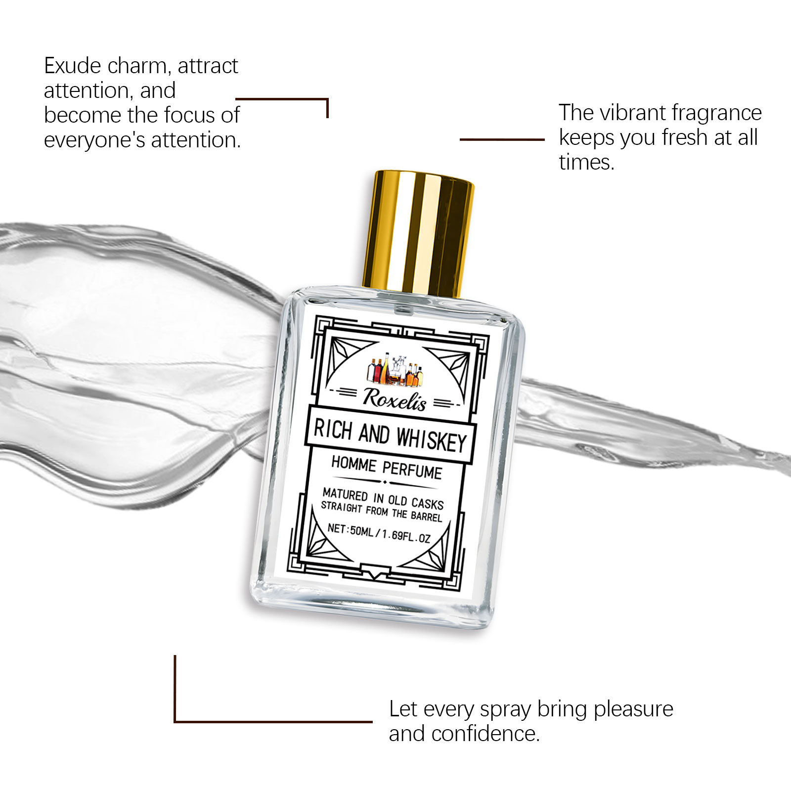 Roxelis 50ml Charm Whisky Men' - огляд і ціна Wine&Beer Mouton
