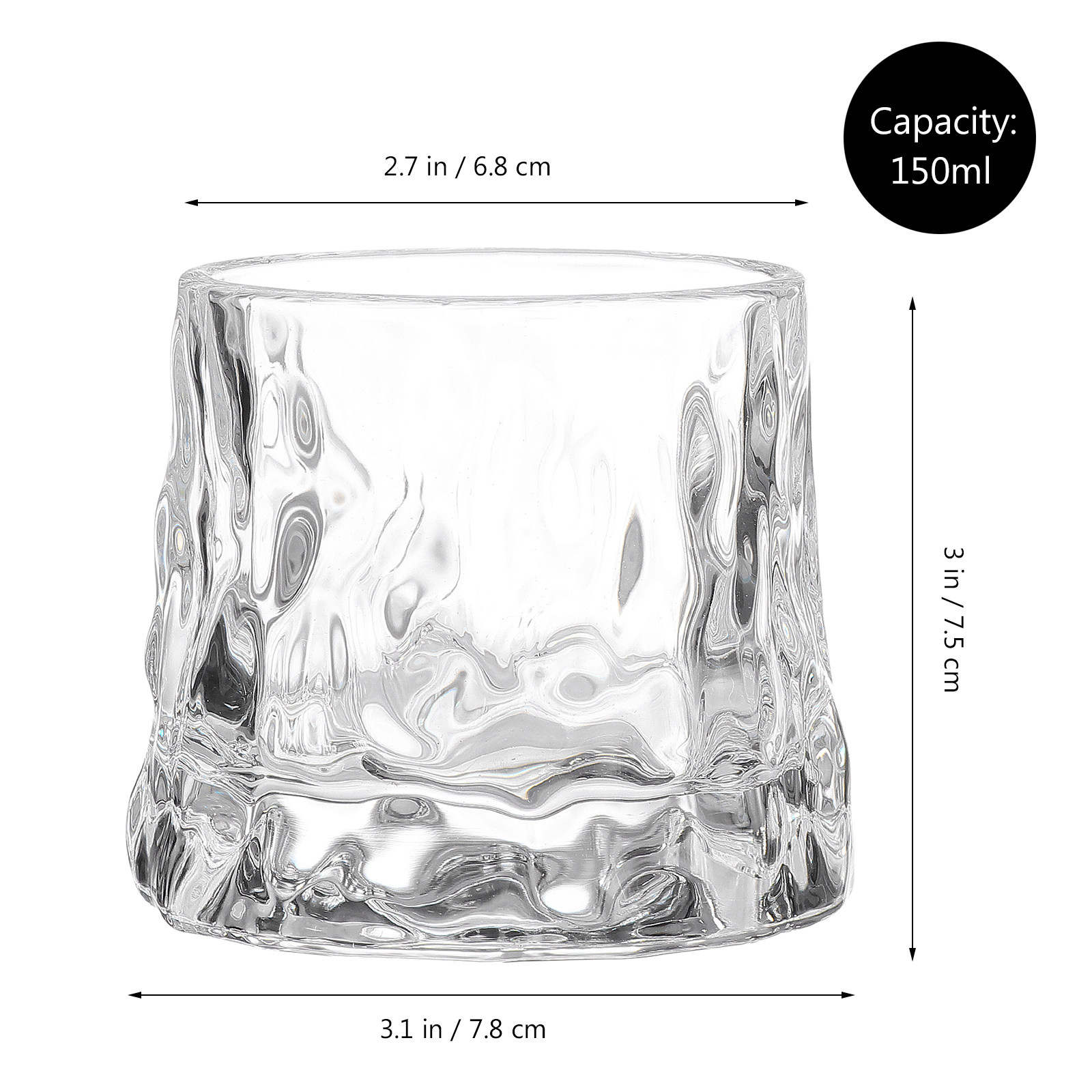 1Pcs Hammered Wine Glass Cup P - огляд і ціна Wine Beer Tasting